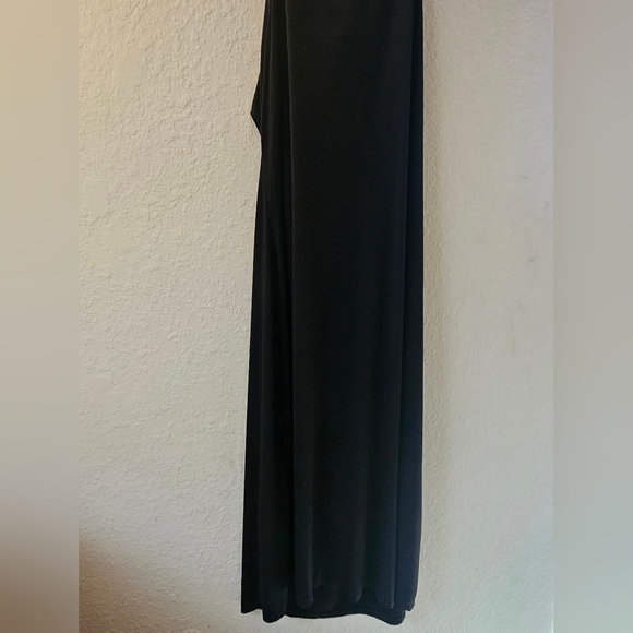 Volcom Maxi Dress Womens Large Black Diamond Cut Night Out Cocktail Party Ready - Picture 8 of 11